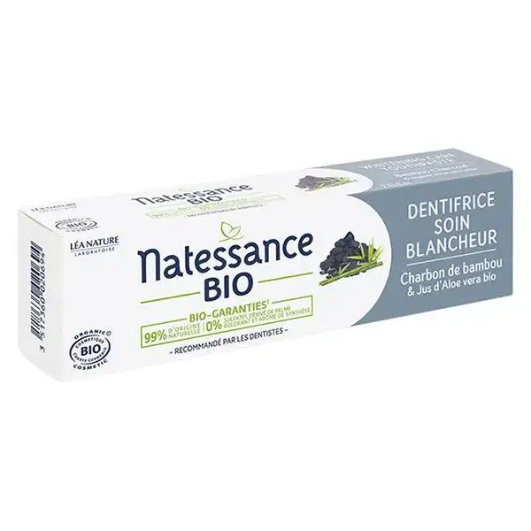 Natessance Dentifrice Soin Blancheur Bio 75ml