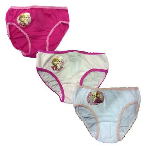 Slip tris culotte bébé fille Disney Frozen 2-3 ans