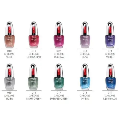 @PUPA ENAMEL 018 CHROME NAIL SKY BL