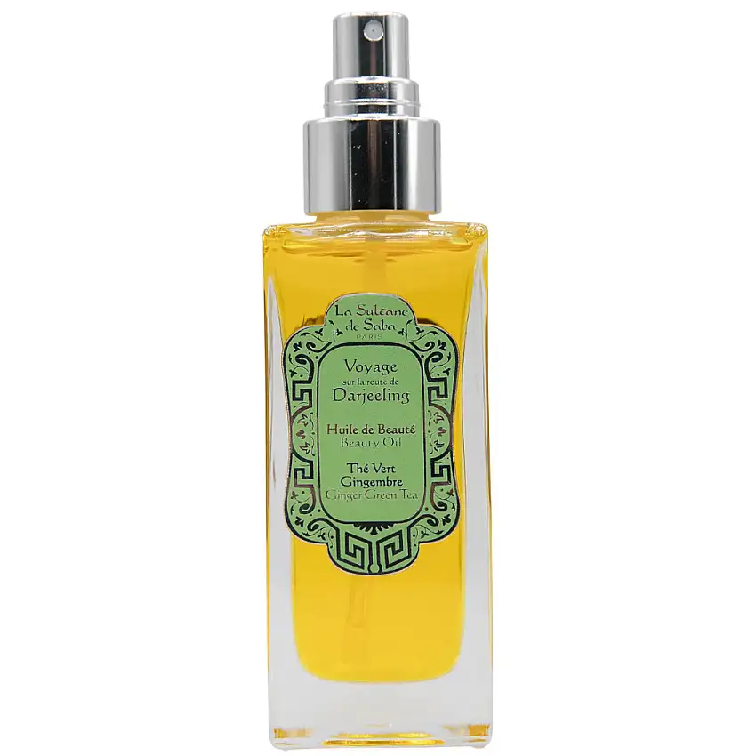 Voyage sur la Route de Darjeeling Huile de Beauté - Thé Vert & Gingembre - 200 ml