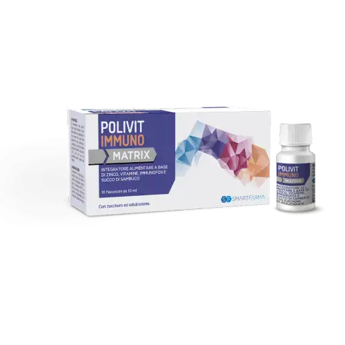 POLIVIT IMMUNO MATRIX SMARTFARMA 10 Ampoules de 10ml
