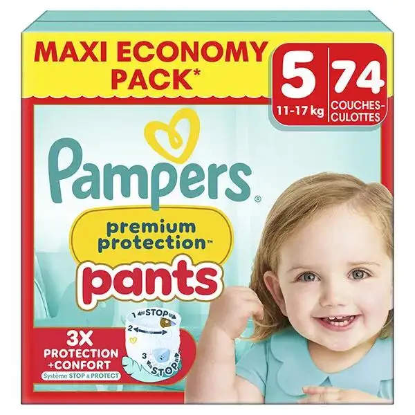 Pampers Premium Protection Pants Maxi Pack T5 (12-17 Kg)