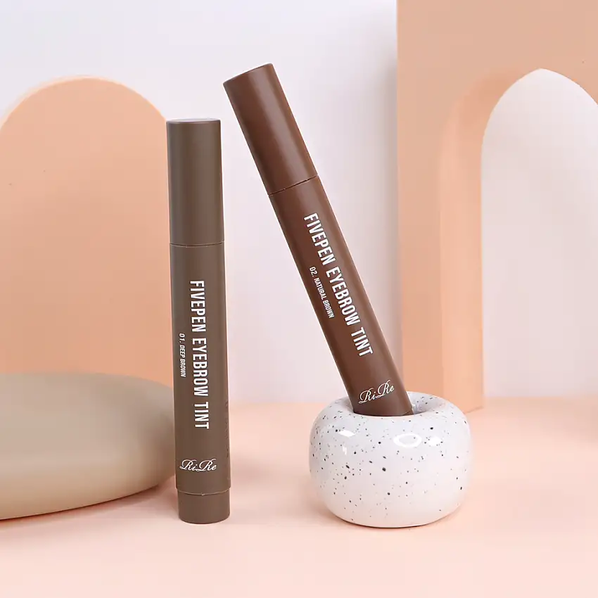 RIRE Fivepen Eyebrow Tint - #01 Deep Brown