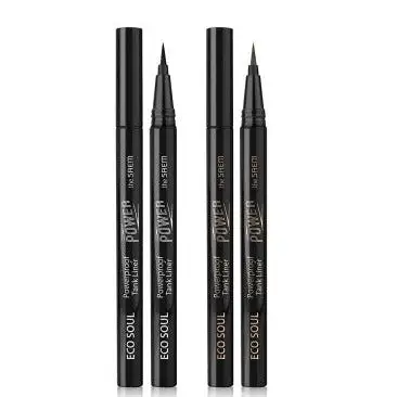 THE SAEM  Eco Soul Powerproof Tank Liner - #01 Black