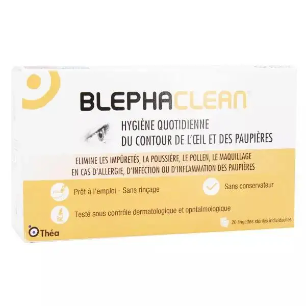 Théa Blephaclean® Boîte de 20 lingettes