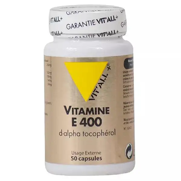 Vit'all+ Vitamine E 400 50 capsules