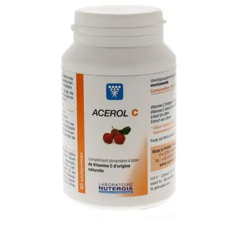Vitamines Et Antioxydants Acerol C 60 Comprimés
