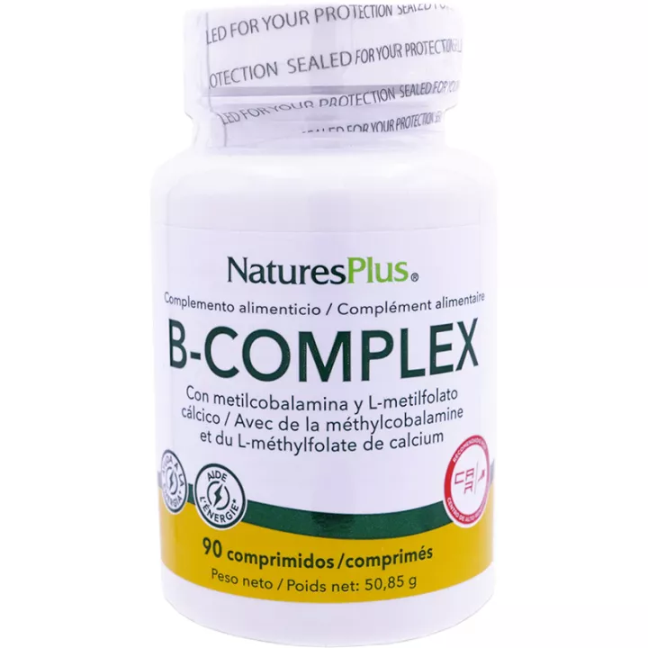 Natures Plus B-Complex 90 comprimés
