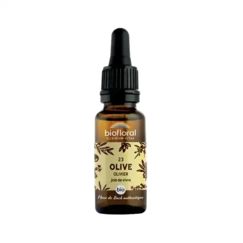 BIOFLORAL Joie de Vivre - Fleur de Bach BIO Olivier (23) - 20ml