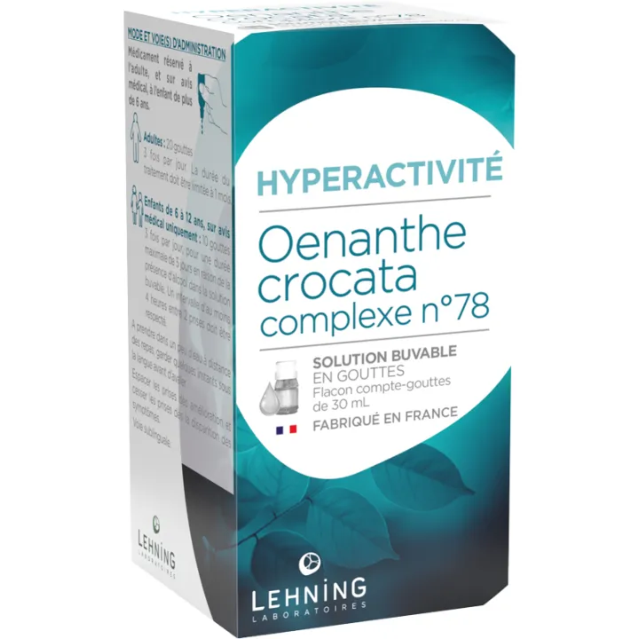 Lehning Complexe 78 Hyperactivite Oenanthe Crocata 30 ml