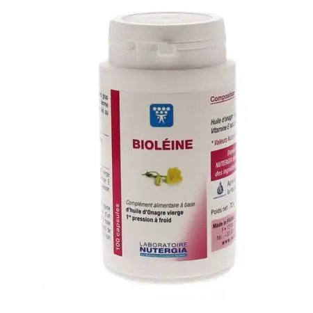 Acides Gras Essentiels Biolèine 100 Capsules