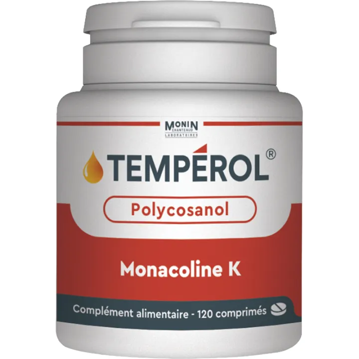 Monin Temperol Polycosanol 120 comprimés