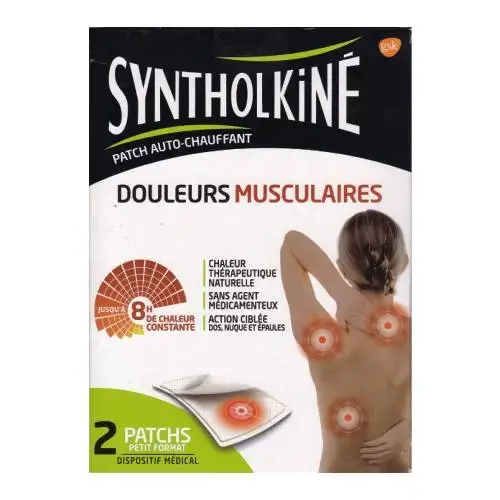 SYNTHOL Kiné Patch chauffant Petit Format (Boîte de 2)