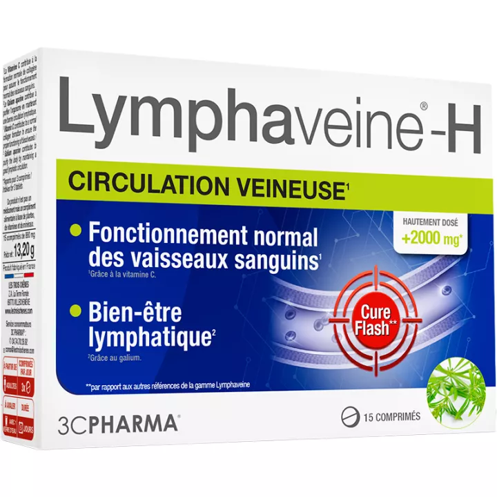 3C Pharma Lymphaveine H 15 comprimés