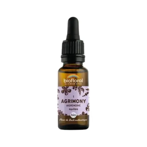 BIOFLORAL Équilibre- Fleur de Bach BIO Aigremoine (1) - 20ml