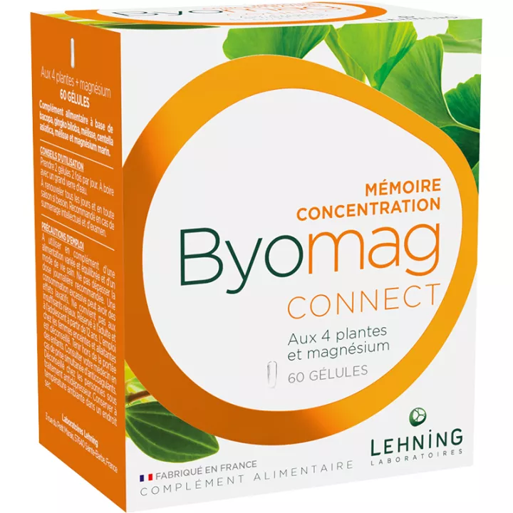 Byomag Connect Mémoire Concentration 60 Gélules