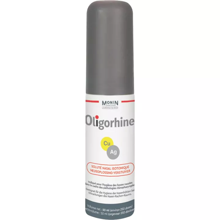Monin Oligorhine Spray Nasal Cuivre Argent 50 ml