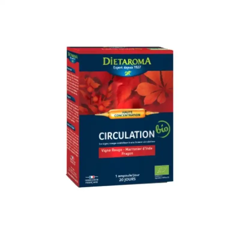 DIETAROMA CIRCULATION boite 20 ampoules
