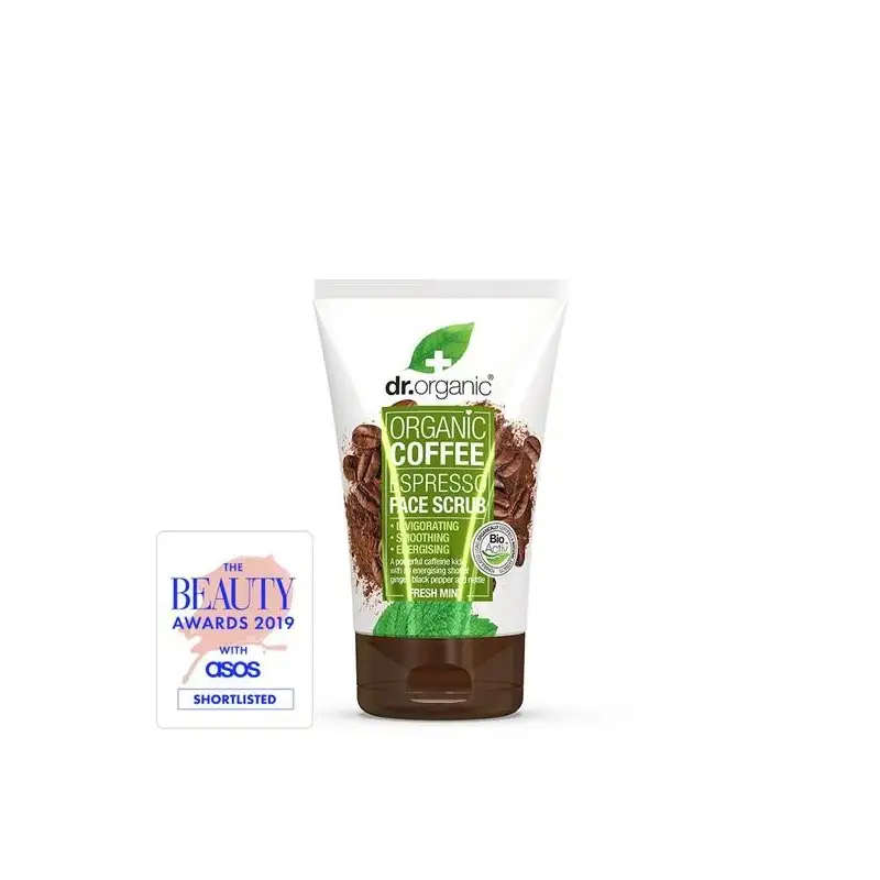 DR ORGANIC CAFÉ MENTHE gommage 125 ml