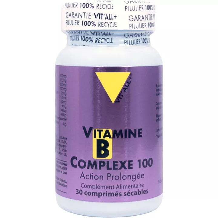 Vitall+ Vitamine B Complexe 100 action prolongée