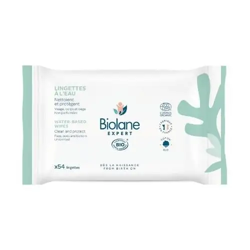 Biolane Expert Lingettes à l'Eau Bio x54