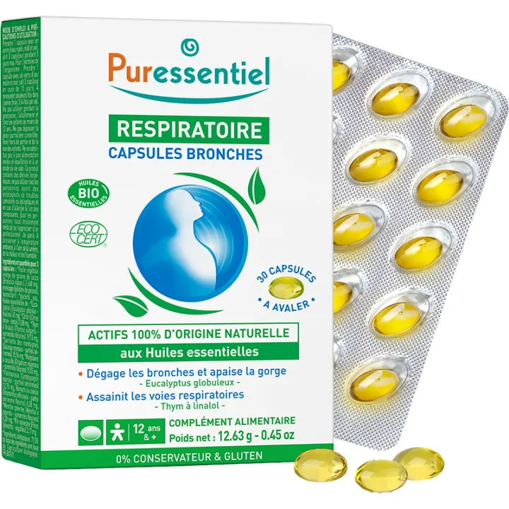 Puressentiel Respiratoire Capsules Bronches Bio