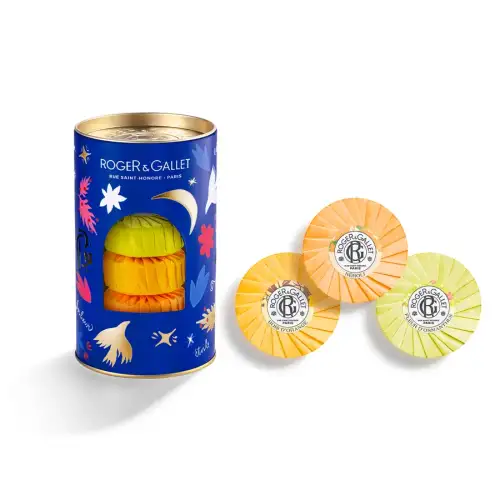 ROGER & GALLET - Coffret Noël Savons Néroli, Orange & Osmanthus