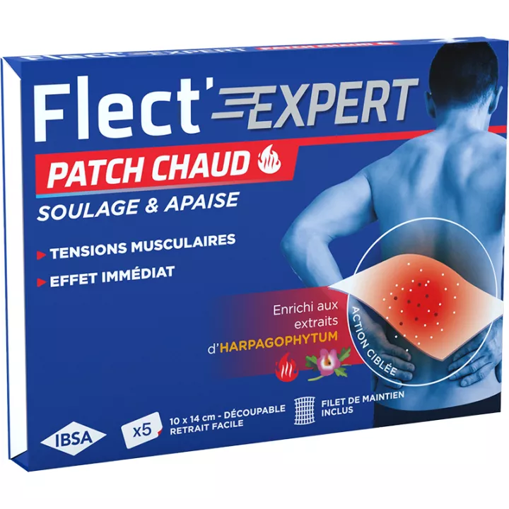Flect'Expert Patch Chaud Soulage & Apaise à l'Harpagophytum
