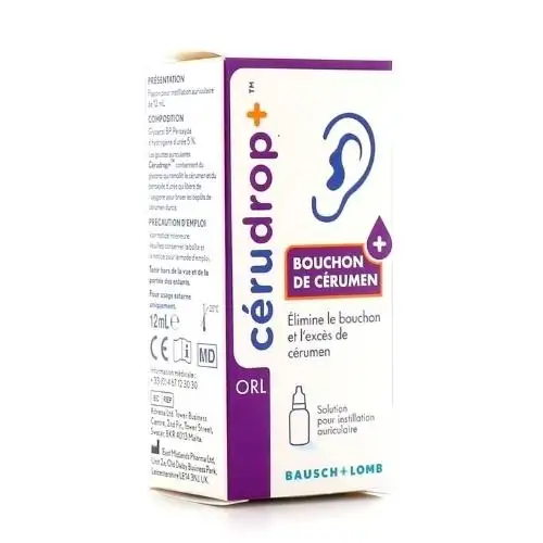 Cérudrop+ Bouchon de Cérumen 12 ml