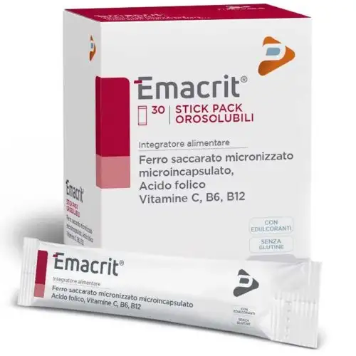 Pack de 30 sticks Emacrit PharmaLine