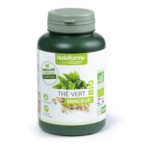 Nat & Form Minceur Thé Vert Bio 200 gélules