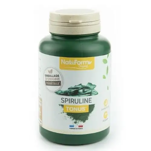 Nat & Form Tonus Spiruline Bio 200 gélules