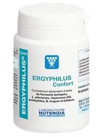 ERGYPHILUS CONFORT Nutergia boite de 60 gélules (Probiotiques)