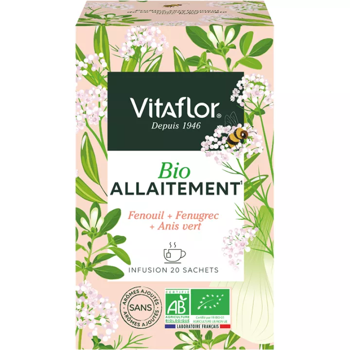 Vitaflor Tisane Allaitement Bio 18 sachets