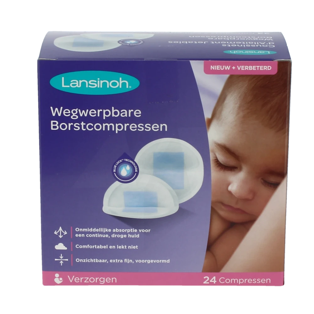 Lansinoh Coussinet Jetable D'allaitement Paquet De 24