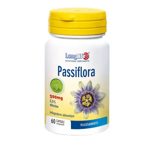 Passiflora 500mg Longlife 60 Capsules Végétariennes