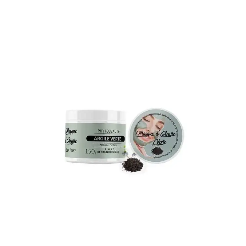 Phytobeauty Masque d'argile Vert 150G