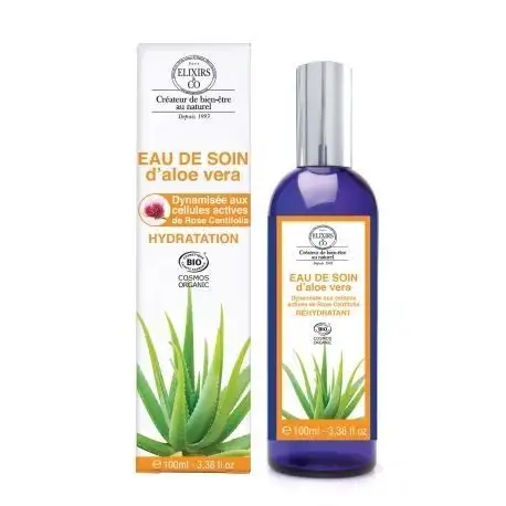 Elixirs & Co Eau de soin d'aloe vera bio 100ml