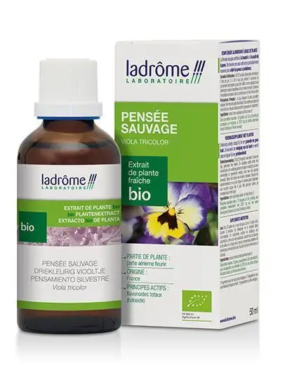 Ladrôme pensée sauvage Extrait de plante fraîche Bio 50ml