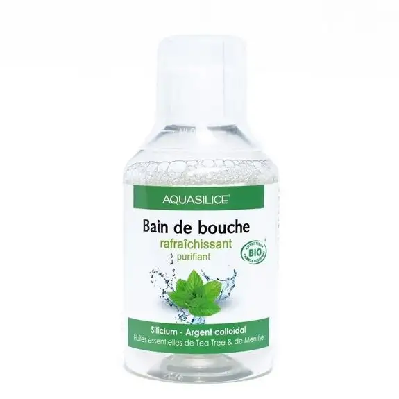 Aquasilice Bain de bouche certifié BIO - Menthe 200ml