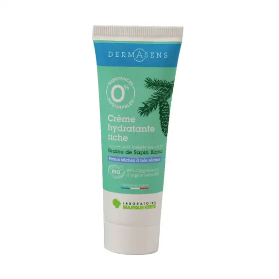 Dermasens Crème visage hydratante certifiée bio riche 40ml