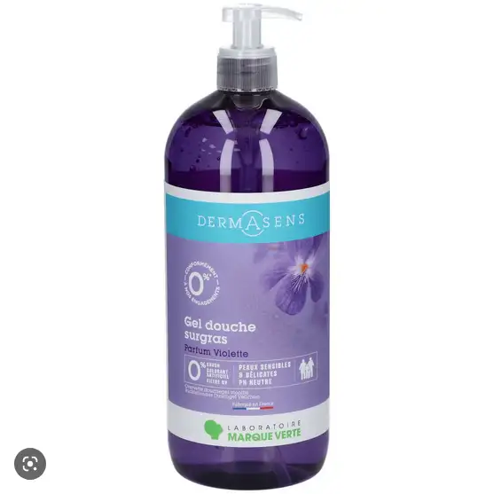 Dermasens Gel Douche surgras fleur d'eau 1 litre