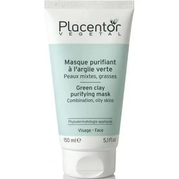 Placentor Végétal Masque Purifiant Peaux Mixtes et Grasses 150 ml