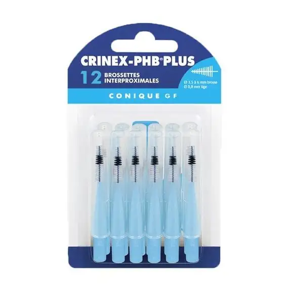 Crinex Phb Plus Conique Plus 12 Brossettes Interproximales