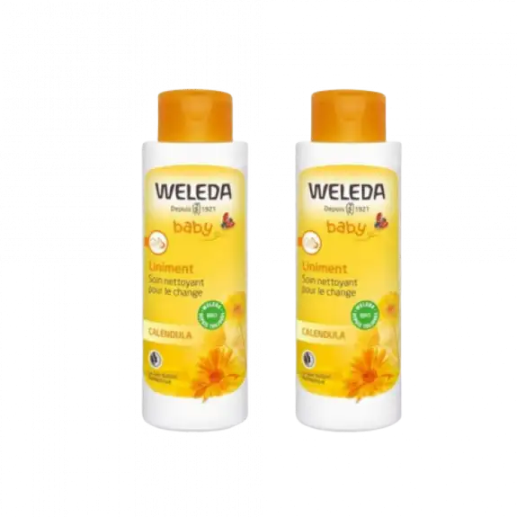 Weleda Baby bio Liniment lot 2 x 400ml