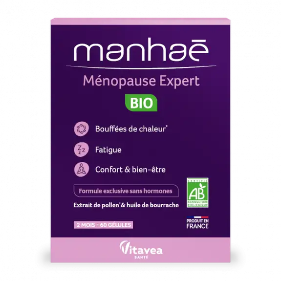 Manhaé Ménopause Expert Bio 60 gélules