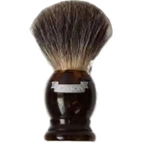 Plisson Blaireau écaille Poil Gris Taille 10