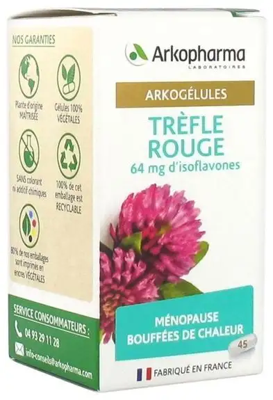 Arkogélules Trèfle rouge 45 gélules Arkopharma