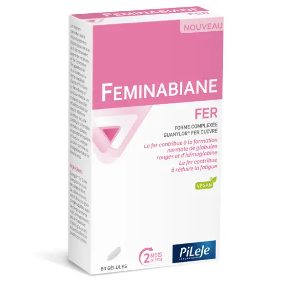 Pileje Feminabiane Fer - 60 gélules