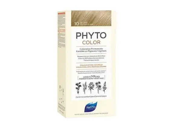 Phytocolor coloration permanente 10 blond extra clair